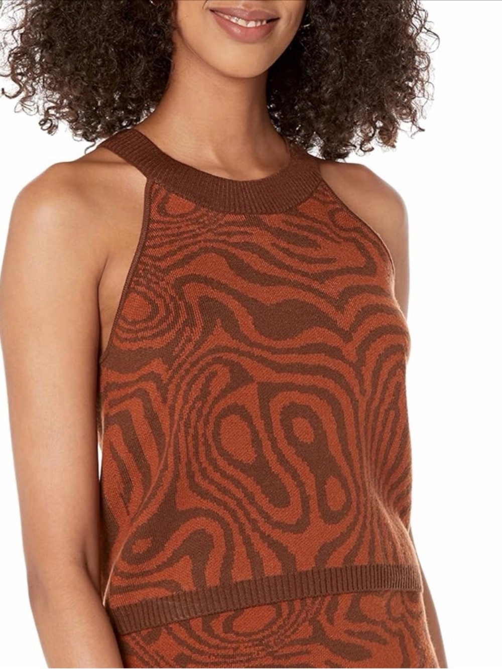 The Drop Women's Brown Sweater Tank